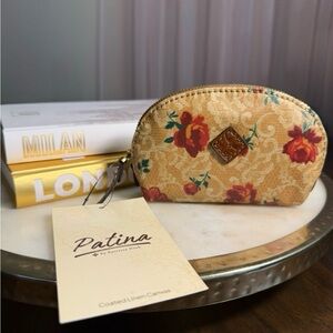 NWT PATRICIA NASH Patina Mini Cosmetic Case- Western Lace